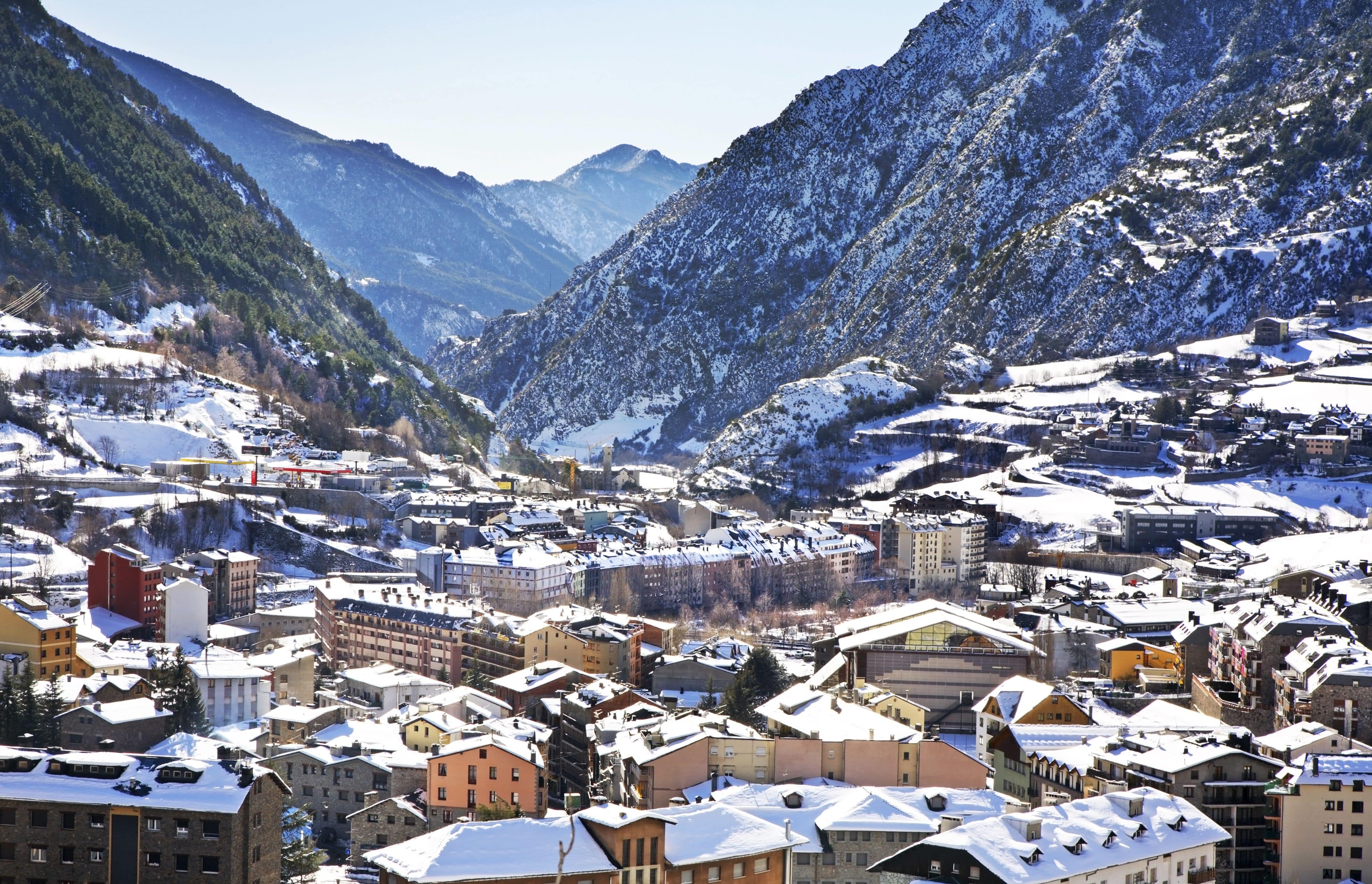 Scenic view of Encamp village