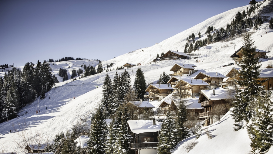 Champoussin - alpine village