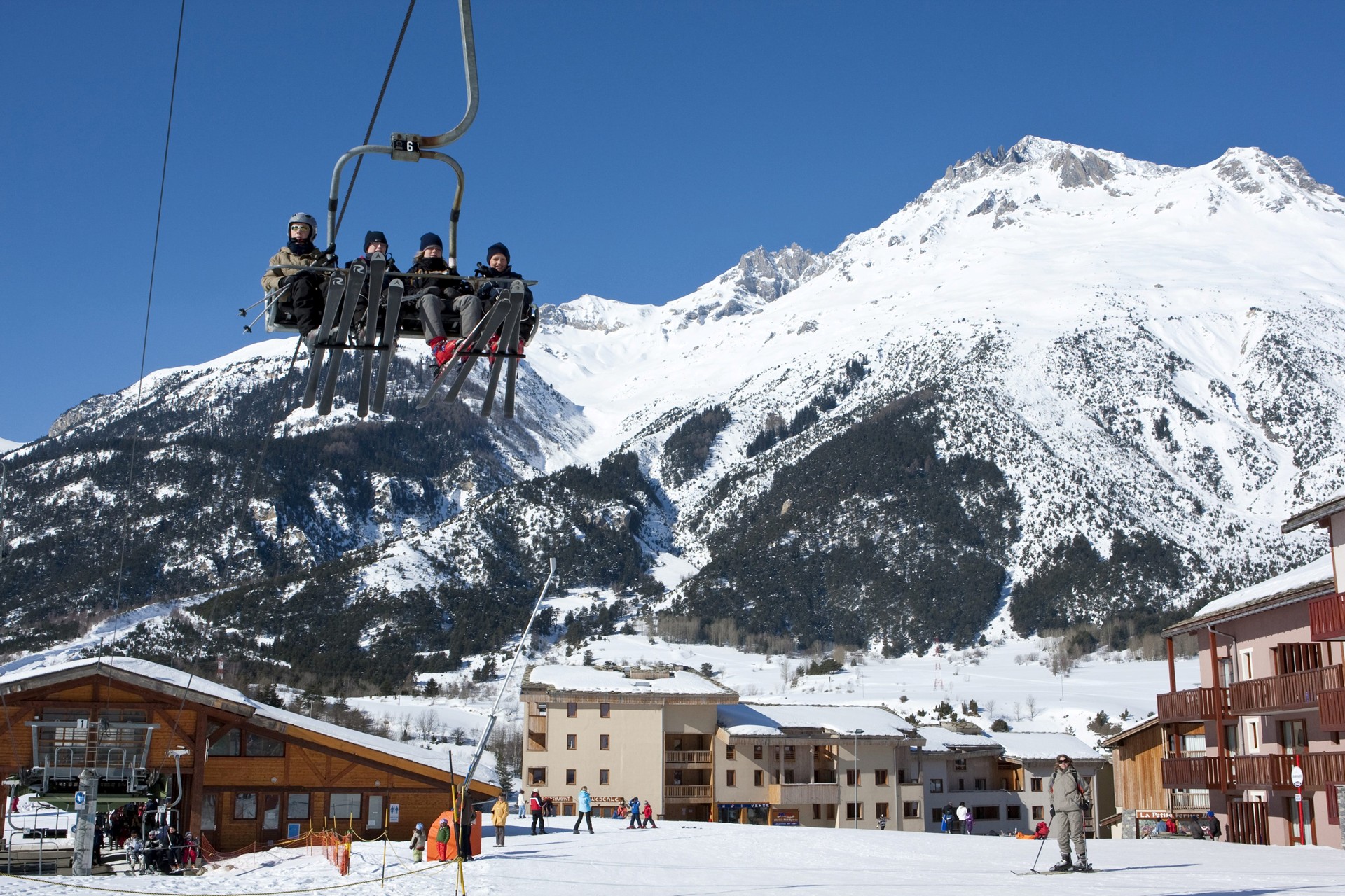 Scenic view of Termignon village