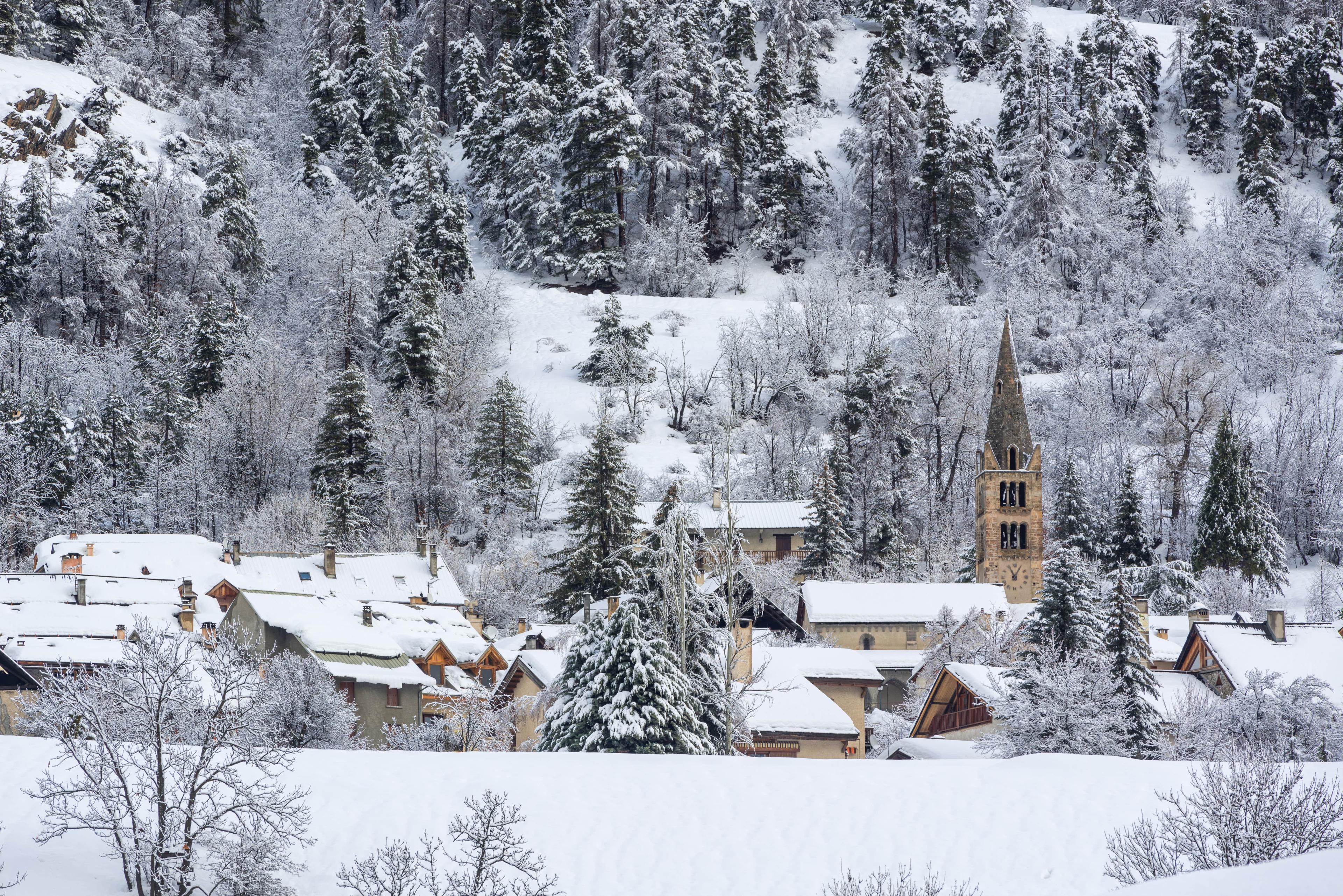 Villeneuve - alpine village