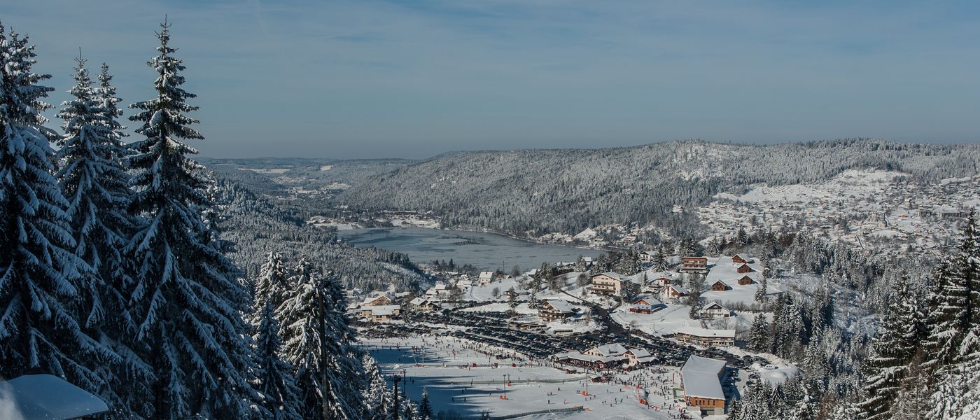 Scenic view of Gérardmer village